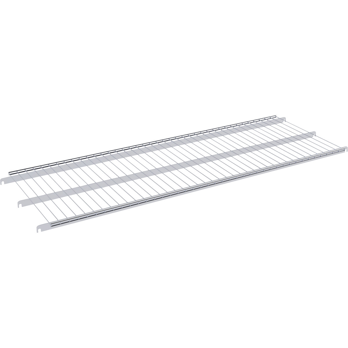 Wire mesh intermediate shelf