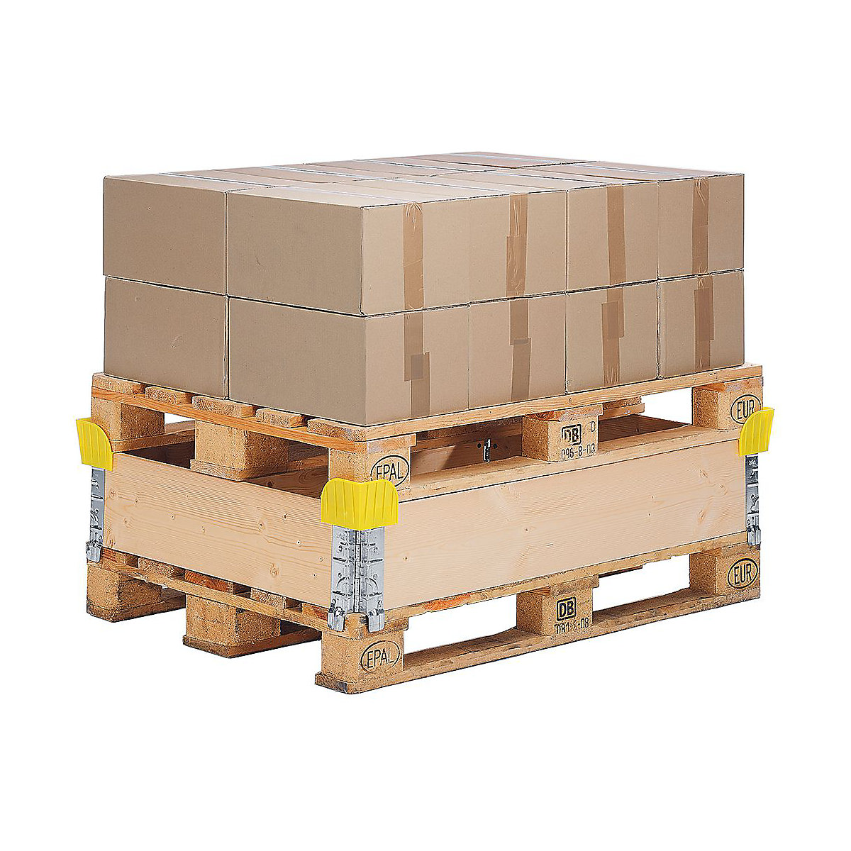 Wooden Pallet Collar Stacking Supports | Pack of 20 (Product illustration 2)-1