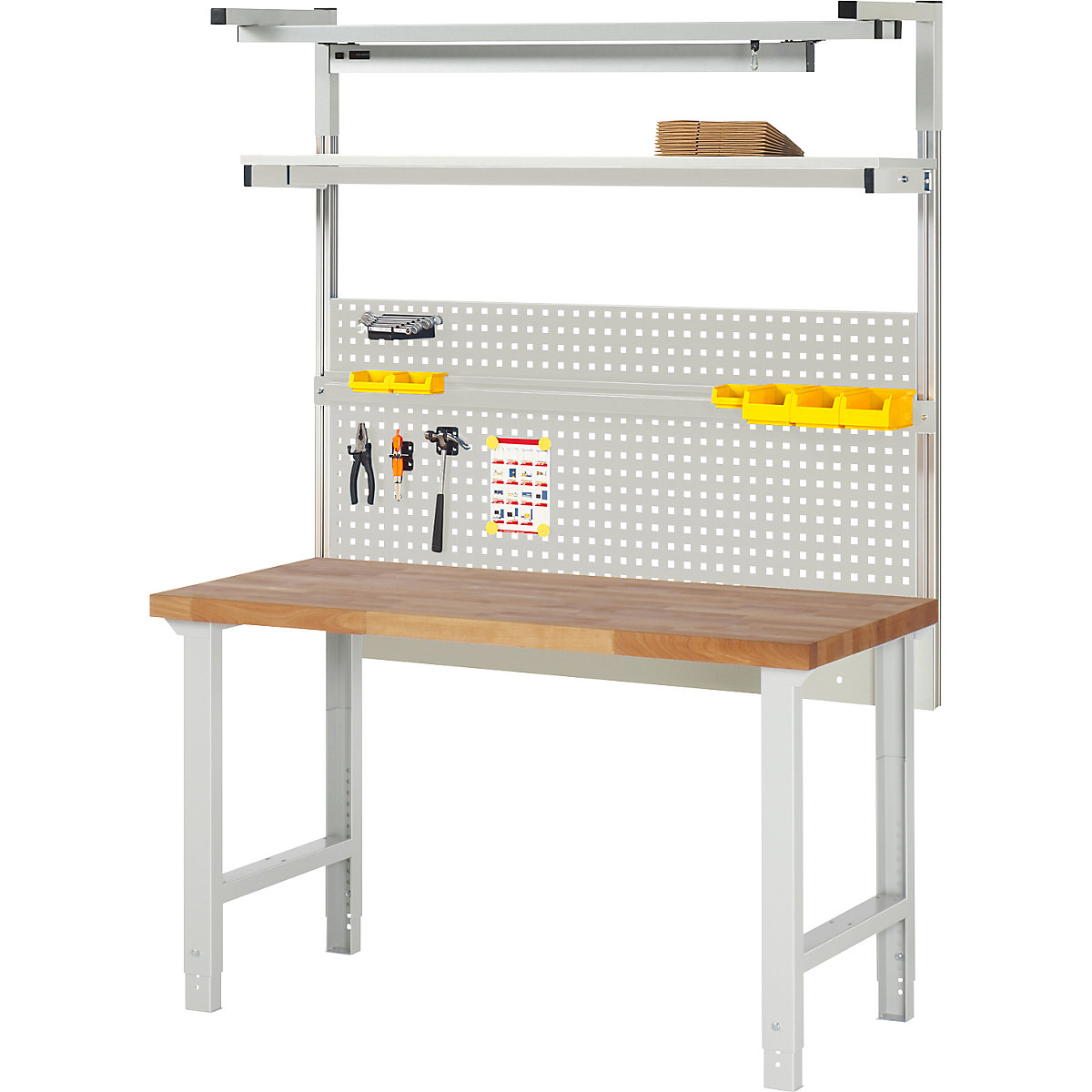 Workbench with Series 7000 modular design - eurokraft pro
