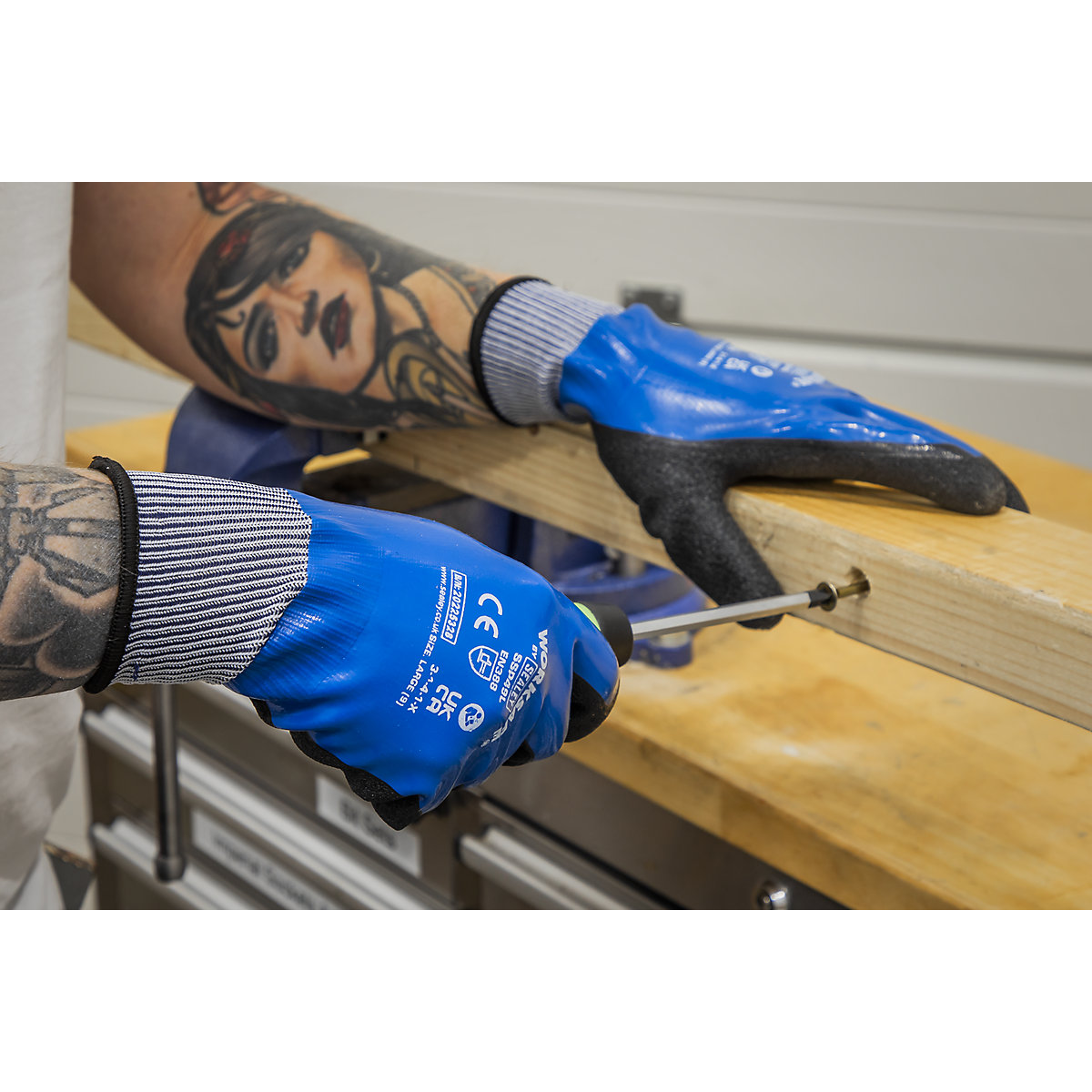 Worksafe® Waterproof Latex Gloves (Product illustration 6)-5