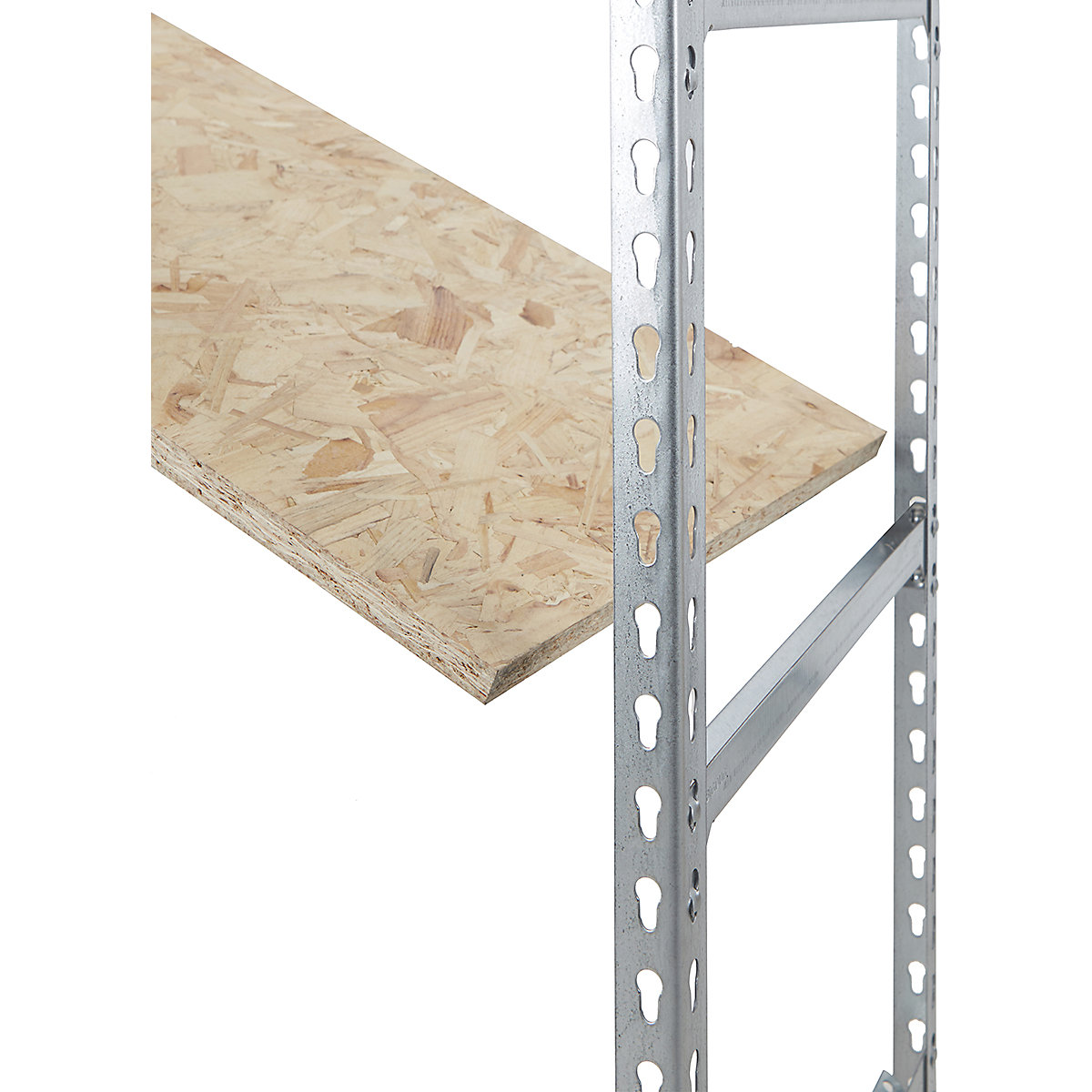 Zinc & OSB Display Shelving Extra Intermediate Level 915w x 455d mm 50kg UDL