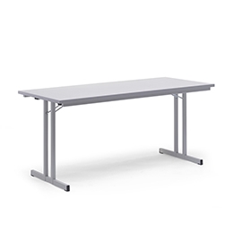 Mesa plegable, con tablero de grosor extra