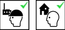 Les pictogrammes relatifs aux escabeaux et échelles wt$