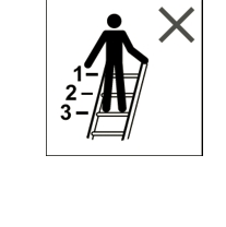 Les pictogrammes relatifs aux escabeaux et échelles wt$