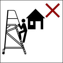 Explanation of pictograms used for ladders wt$