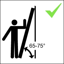 Esclarecimentos sobre escadas através de pictogramas wt$