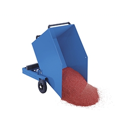 Carro-caja de chapa eurokraft pro con caja basculante