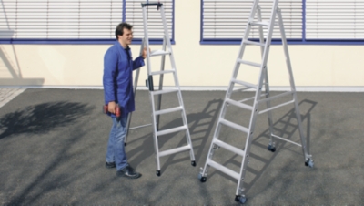 Information on the ergonomic use of ladders and how to prevent back injury wt$