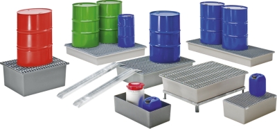 GFK-Auffangwannen zur chemikalienbeständigen Lagerung – korrosionsfrei, leicht und witterungsbeständig