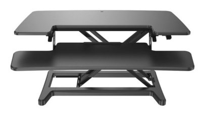 2 Level Sit-Stand Workstation for Office Desks at BiGDUG