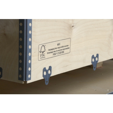 Cassa pieghevole di legno standard 3