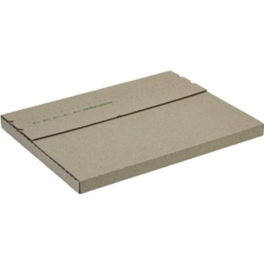 ratioform terra Imballo sottile in carta erba, autoadesivo, dimensioni interne lungh. x largh. x alt. 257 x 207 x 13 mm, a partire da 300 pz.