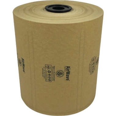 Pellicola per cuscini d'aria in carta AirWave®, marrone, lunghezza 300 m, largh. x alt. 210 x 100 mm, a partire da 10 pz.