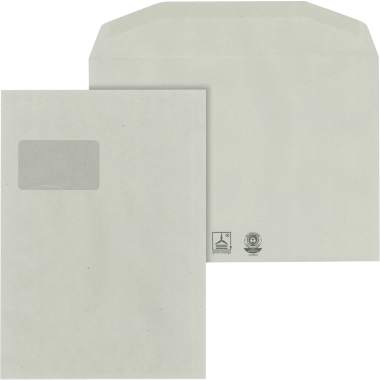 ratioform economy Buste, carta riciclata, formato C4, con finestra, conf. da 500, a partire da 10 conf.