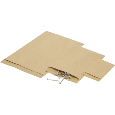 ratioform terra Sacchetti piatti, in carta calandrata, lungh. x largh. 100 x 70 mm, 50 g/m², conf. da 500 pz., a partire da 20 conf.