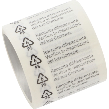 ratioform Etichette, per l'etichettatura obbligatoria in Italia, PS 6, a partire da 30 pz.