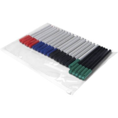 Sacchetto con chiusura a cursore, pellicola in PP, conf. da 250 pz., lungh. x largh. 320 x 230 mm, a partire da 10 conf.