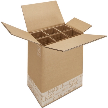 Scatola per bottiglie Poste/DHL