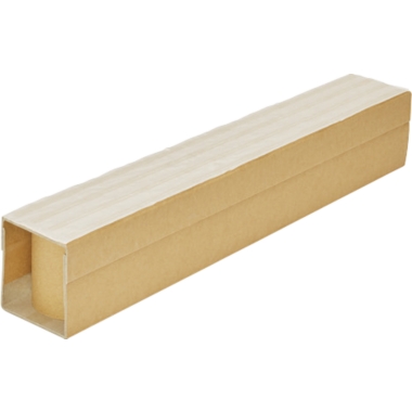 ratioform terra Piedini per bancali in cartone compatto, portata 500 kg, conf. da 6 pz., lungh. x largh. x alt. 600 x 90 x 100 mm, a partire da 10 conf.
