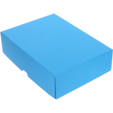ratioform Scatola con coperchio a cappuccio, blu chiaro, dimensioni interne 301 x 213 x 80 mm, a partire da 120 pz. 1