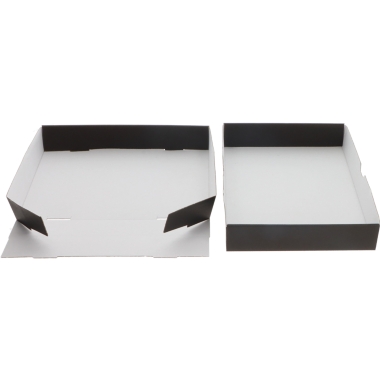 ratioform Scatola con coperchio a cappuccio, nero, dimensioni interne 301 x 213 x 80 mm, a partire da 120 pz. 6