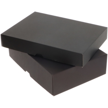 ratioform Scatola con coperchio a cappuccio, nero, dimensioni interne 301 x 213 x 80 mm, a partire da 120 pz. 4