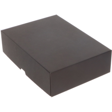 ratioform Scatola con coperchio a cappuccio, nero, dimensioni interne 301 x 213 x 80 mm, a partire da 120 pz. 1