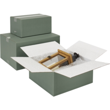 ratioform Cartone per spedizioni, verde scuro, dimensioni interne 450 x 350 x 230 mm, a partire da 100 pz. 1