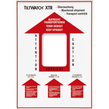Etichette segnaletiche Tiltwatch® XTR