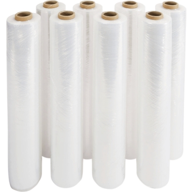 ratioform Pellicola estensibile flessibile, conf. da 8 pz., lungh. x largh. 300 m x 500 mm, spessore del materiale 17 µm, a partire da 10 pz.