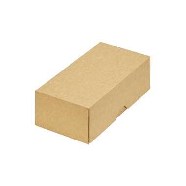 ratioform Scatola con coperchio a cappuccio, in due pezzi, dimensioni interne 180 x 80 x 53 mm, marrone, a partire da 500 pz.