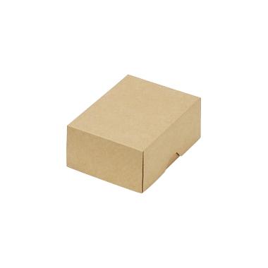 ratioform Scatola con coperchio a cappuccio, in due pezzi, dimensioni interne 125 x 85 x 48 mm, marrone, a partire da 500 pz.