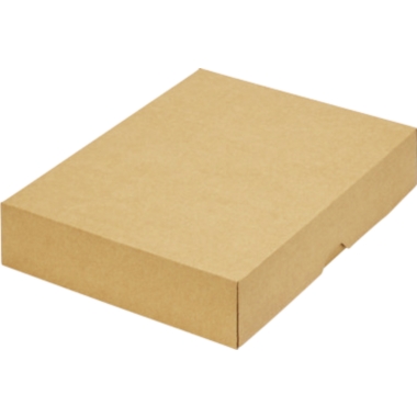 ratioform Scatola con coperchio a cappuccio, in due pezzi, dimensioni interne 252 x 180 x 45 mm, B5, marrone, a partire da 500 pz.