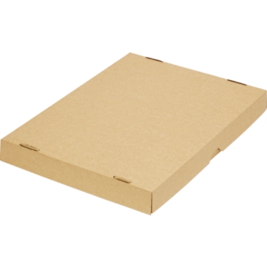 ratioform Scatola con coperchio a cappuccio, in due pezzi, dimensioni interne 301 x 213 x 25 mm, A4, marrone, a partire da 300 pz.