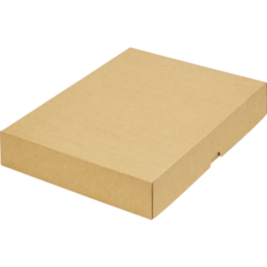 ratioform Scatola con coperchio a cappuccio, in due pezzi, dimensioni interne 301 x 213 x 45 mm, A4, marrone, a partire da 300 pz.