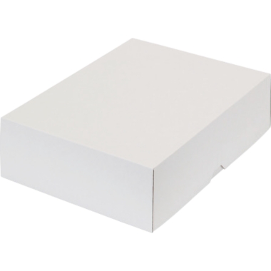 ratioform Scatola con coperchio a cappuccio, in due pezzi, dimensioni interne 302 x 213 x 80 mm, A4, bianco, a partire da 200 pz.