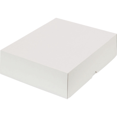 ratioform Scatola con coperchio a cappuccio, in due pezzi, dimensioni interne 320 x 240 x 80 mm, A4+, bianco, a partire da 200 pz.