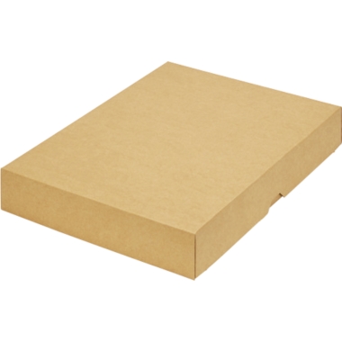 ratioform Scatola con coperchio a cappuccio, in due pezzi, dimensioni interne 337 x 236 x 48 mm, C4, marrone, a partire da 200 pz.
