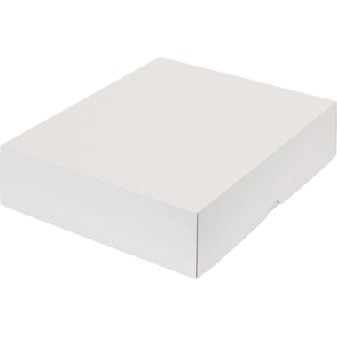 ratioform Scatola con coperchio a cappuccio, in due pezzi, dimensioni interne 355 x 275 x 80 mm, B4, bianco, a partire da 12 pz.