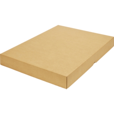 ratioform Scatola con coperchio a cappuccio, in due pezzi, dimensioni interne 615 x 435 x 60 mm, A2+, marrone, a partire da 100 pz.