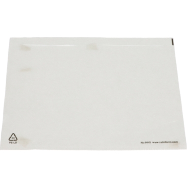 ratioform Buste portadocumenti Classic, trasparente, lungh. x largh. 240 x 185 mm, conf. da 1000 pz., a partire da 10 conf.