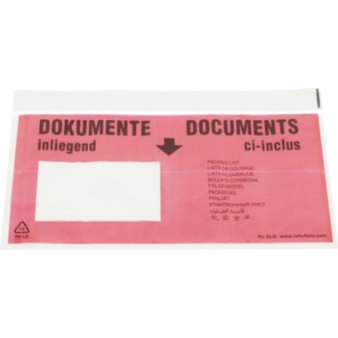 ratioform Buste portadocumenti Premium light, con finestra, stampa Bolla di consegna, conf. da 250 pz., UNI lungo, a partire da 10 conf.