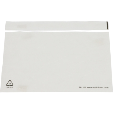 ratioform Buste portadocumenti, chiusura adesiva, conf. da 250 pz., lungh. x largh. 175 x 140 mm, a partire da 5 conf.