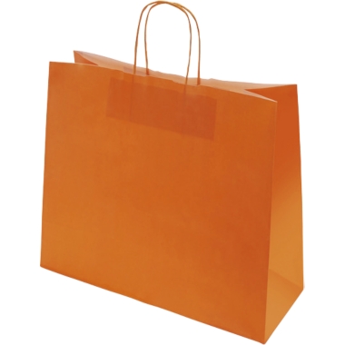 Sacchetto di carta FRESH, arancione, lungh. x largh. x alt. 320 x 130 x 280 mm, 100 g/m², conf. da 250 pz., a partire da 10 conf. 1
