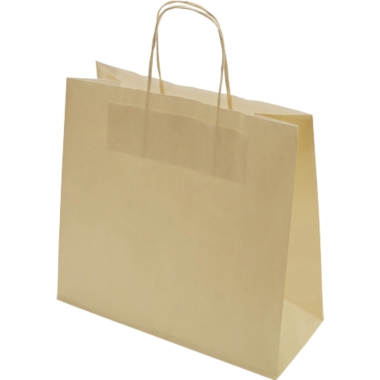 Sacchetto di carta FRESH, sabbia, lungh. x largh. x alt. 250 x 110 x 240 mm, 100 g/m², conf. da 250 pz., a partire da 10 conf. 1
