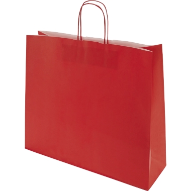 Sacchetto di carta FRESH, rosso, lungh. x largh. x alt. 420 x 130 x 370 mm, 110 g/m², conf. da 150 pz., a partire da 10 conf. 1