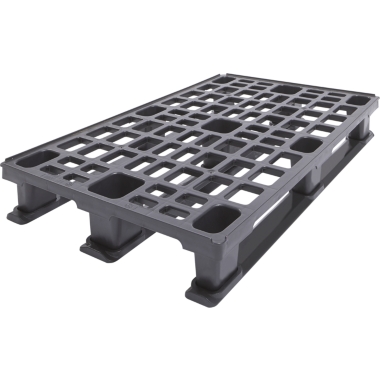 Pallet di plastica, lungh. x largh. x alt. 1200 x 800 x 160 mm, portata statica 2500 kg, a partire da 5 pz.