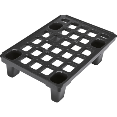 Pallet di plastica, lungh. x largh. x alt. 600 x 400 x 150 mm, portata statica 1000 kg, a partire da 25 pz.
