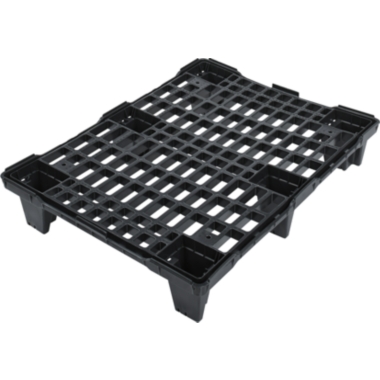 Pallet di plastica, lungh. x largh. x alt. 800 x 600 x 130 mm, portata statica 700 kg, a partire da 5 pz.