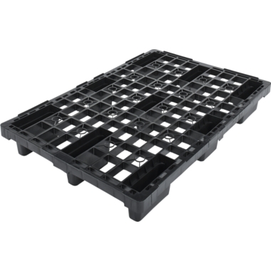 Pallet di plastica, lungh. x largh. x alt. 1200 x 800 x 155 mm, portata statica 2500 kg, a partire da 5 pz.